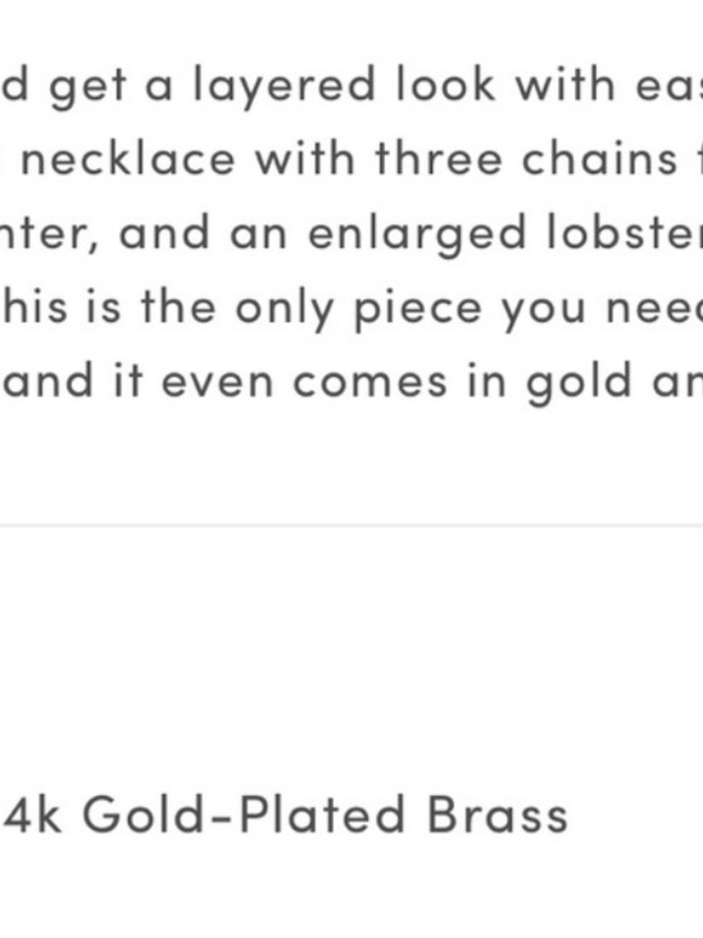 Uncommon James Layered Gold Chain Necklace - Women Jewelry - Picture 2 of 3